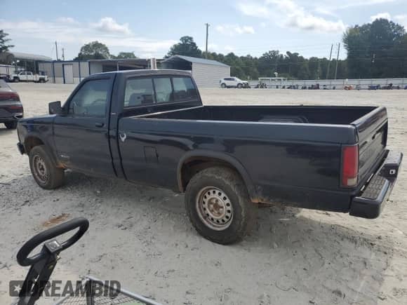 1991 Chevrolet S-10 EL X81 with VIN 1GCCT14ZXM2306104, listed as a Copart auction lot 81383675 with Not provided miles and Salvage title. Bid and sale history available at DreamBid. Image 2.