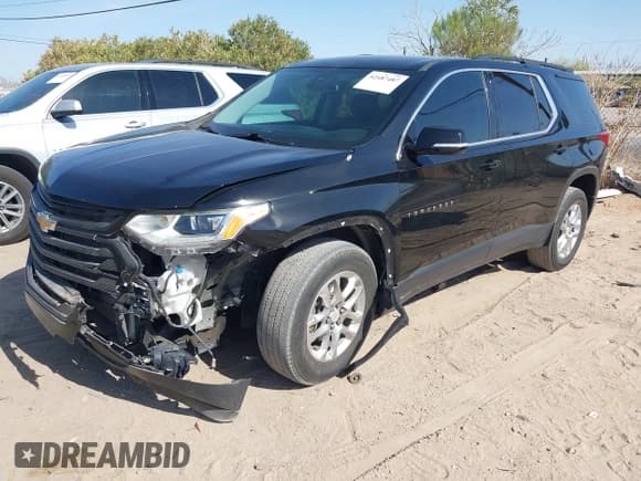 ✅ 2020 Chevrolet Traverse LT Cloth • VIN: 1GNEVMKW1LJ199503 • Lot: 42487487. Wystawiony na IAAI z przebiegiem 94 367 mil. Bezpłatny archiwum sprzedaży aukcyjnych z USA i szczegółowy raport historii pojazdu na DreamBid. Zdjęcie 2.