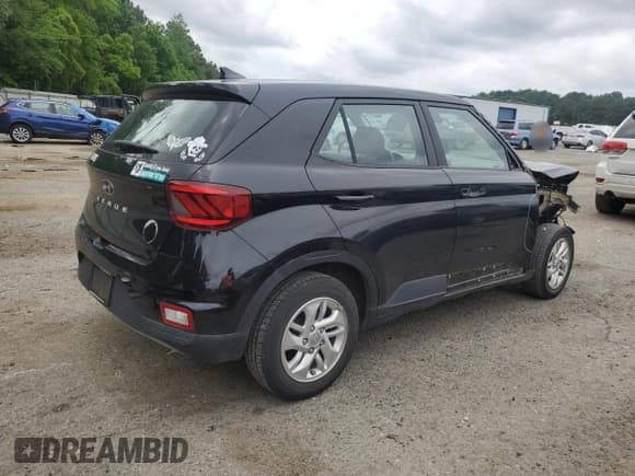 ✅ 2021 Hyundai Venue SE • VIN: KMHRB8A35MU067423 • Lot: 57182175. Listed on Copart with 68,850 mi. Free auction sales archive from the USA and detailed vehicle history report at DreamBid. Image 3.