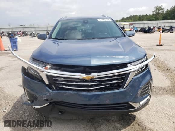 2024 Chevrolet Equinox Premier with VIN 3GNAXNEG3RL285173, listed as a Copart auction lot 54110025 with 10,216 mi miles and Salvage title. Bid and sale history available at DreamBid. Image 5.