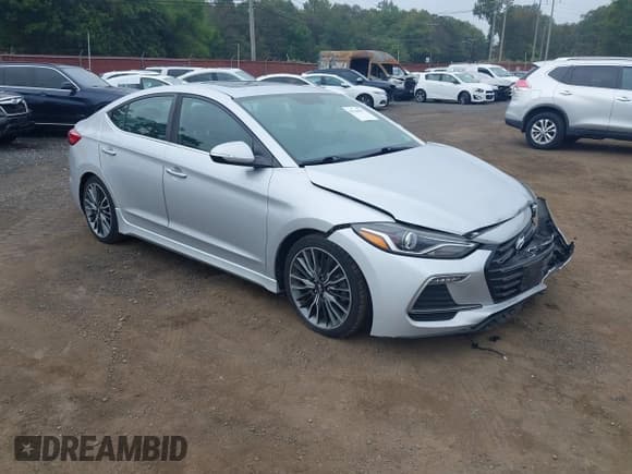 ✅ 2018 Hyundai Elantra Sport • VIN: KMHD04LB7JU681320 • Lot: 43249057. Listed on IAAI with 83,476 mi. Free auction sales archive from the USA and detailed vehicle history report at DreamBid. Image 1.