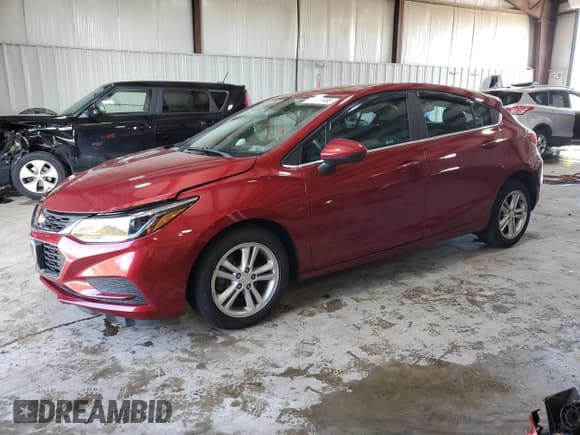 ✅ 2017 Chevrolet Cruze LT • VIN: 3G1BE6SM6HS593843 • Lot: 91370985. Listed on Copart with 40,902 mi. Free auction sales archive from the USA and detailed vehicle history report at DreamBid. Image 1.