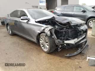 2015 Hyundai Genesis 3.8L z VIN KMHGN4JEXFU101125, wystawiony jako Copart lot #77968564 z przebiegiem 32 522 mil mil oraz Szkoda całkowita • Salvage title. Historia ofert i sprzedaży dostępna na DreamBid. Obrazek 4.