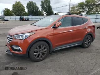 ✅ 2017 Hyundai Santa Fe Ultimate • VIN: 5XYZW4LA2HG502337 • Лот: 82266715. Опубликован ранее на Copart с пробегом 94 155 миль. Бесплатный доступ к архиву аукционных продаж из США и подробный отчёт об истории автомобиля на DreamBid. Изображение 1.