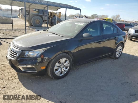 ✅ 2015 Chevrolet Cruze LS • VIN: 1G1PA5SH8F7288192 • Lot: 91925315. Listed on Copart with 137,006 mi. Free auction sales archive from the USA and detailed vehicle history report at DreamBid. Image 1.