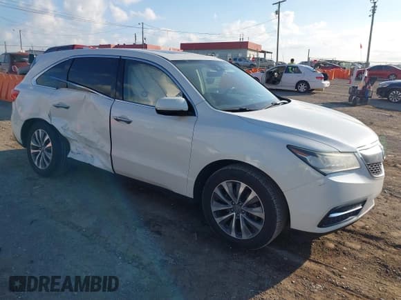 ✅ 2016 Acura MDX Technology • VIN: 5FRYD3H44GB017202 • Лот: 43399454. Опубликован ранее на IAAI с пробегом 157 548 миль. Бесплатный доступ к архиву аукционных продаж из США и подробный отчёт об истории автомобиля на DreamBid. Изображение 1.