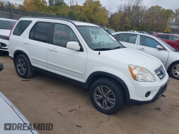 ✅ 2006 Honda CR-V EX SE • VIN: JHLRD78986C036911 • Lot: 43591476. Listed on IAAI with Not provided. Free auction sales archive from the USA and detailed vehicle history report at DreamBid. Image 1.