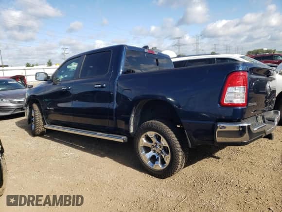 2019 Ram 1500 Big Horn с VIN 1C6RRFFG6KN818754, выставлен на аукционе Copart как лот 71445545 с пробегом 43 994 миль миль и Списание • Salvage title. История ставок и продаж доступна на DreamBid. Изображение 2.