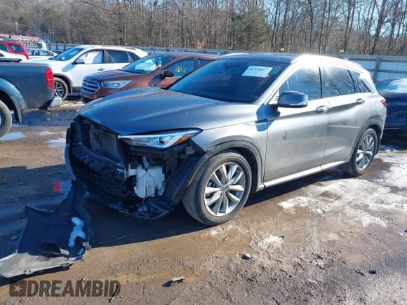 ✅ 2020 Infiniti QX50 Essential • VIN: 3PCAJ5M34LF111997 • Лот: 41328017. Опубликован ранее на IAAI с пробегом 46 961 миль. Бесплатный доступ к архиву аукционных продаж из США и подробный отчёт об истории автомобиля на DreamBid. Изображение 2.