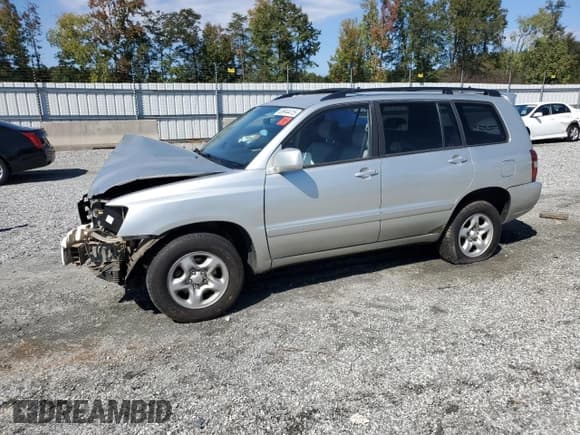 ✅ 2005 Toyota Highlander • VIN: JTEGD21A750113002 • Lot: 85644415. Listed on Copart with Not provided. Free auction sales archive from the USA and detailed vehicle history report at DreamBid. Image 1.