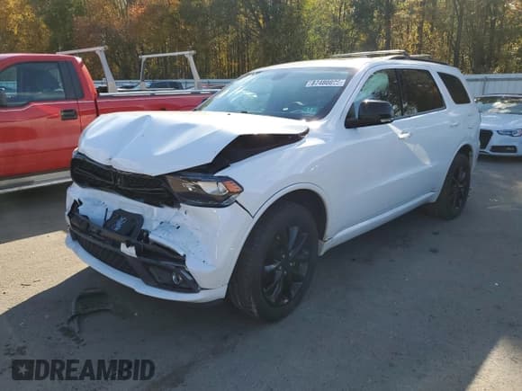 ✅ 2018 Dodge Durango GT • VIN: 1C4RDJDG1JC186818 • Lot: 87480895. Wystawiony na Copart z przebiegiem 94 569 mil. Bezpłatny archiwum sprzedaży aukcyjnych z USA i szczegółowy raport historii pojazdu na DreamBid. Zdjęcie 1.