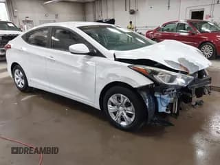 ✅ 2016 Hyundai Elantra SE • VIN: 5NPDH4AE2GH727178 • Lot: 43036671. Listed on IAAI with 102,310 mi. Free auction sales archive from the USA and detailed vehicle history report at DreamBid. Image 1.