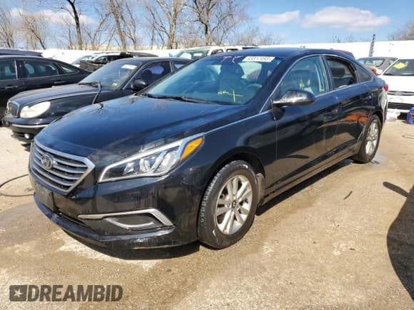 ✅ 2017 Hyundai Sonata SE • VIN: 5NPE24AF5HH521143 • Lot: 43317493. Listed on Copart with Not provided. Free auction sales archive from the USA and detailed vehicle history report at DreamBid. Image 1.