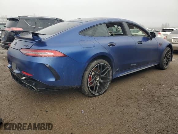 ✅ 2020 Mercedes-Benz AMG GT 63 S • VIN: WDD7X8KB2LA013330 • Lot: 82806804. Listed on Copart with Not provided. Free auction sales archive from the USA and detailed vehicle history report at DreamBid. Image 3.