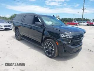 ✅ 2024 Chevrolet Suburban • VIN: 1GNSCEKT8RR350187 • Lot: 43045718. Listed on IAAI with 28,587 mi. Free auction sales archive from the USA and detailed vehicle history report at DreamBid. Image 1.