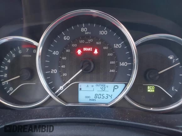 ✅ 2014 Toyota Corolla LE Eco • VIN: 5YFBPRHEXEP024795 • Лот: 41208116. Опубликован ранее на IAAI с пробегом 80 534 миль. Бесплатный доступ к архиву аукционных продаж из США и подробный отчёт об истории автомобиля на DreamBid. Изображение 7.