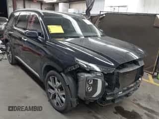2020 Hyundai Palisade SEL z VIN KM8R44HE6LU060201, wystawiony jako IAAI lot #43412297 z przebiegiem 99 252 mil mil oraz . Historia ofert i sprzedaży dostępna na DreamBid. Obrazek 1.