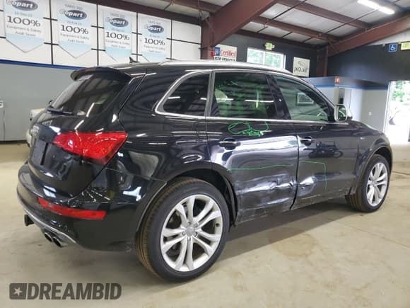 ✅ 2017 Audi SQ5 Premium Plus • VIN: WA1CCAFP9HA039653 • Lot: 62932125. Listed on Copart with 54,834 mi. Free auction sales archive from the USA and detailed vehicle history report at DreamBid. Image 3.