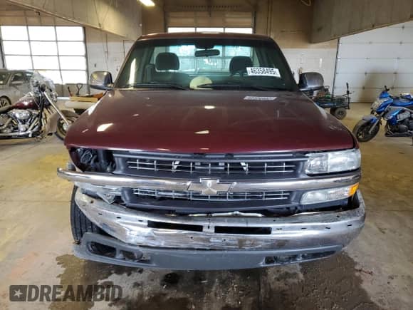 2002 Chevrolet Silverado 1500 LS with VIN 1GCEK14T52Z224244, listed as a Copart auction lot 46358495 with 167,200 mi miles and Clean title. Bid and sale history available at DreamBid. Image 5.