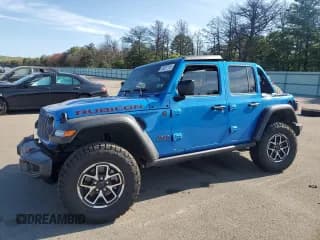 ✅ 2024 Jeep Wrangler Rubicon • VIN: 1C4PJXFG3RW369521 • Лот: 65037115. Опубликован ранее на Copart с пробегом 2 499 миль. Бесплатный доступ к архиву аукционных продаж из США и подробный отчёт об истории автомобиля на DreamBid. Изображение 1.
