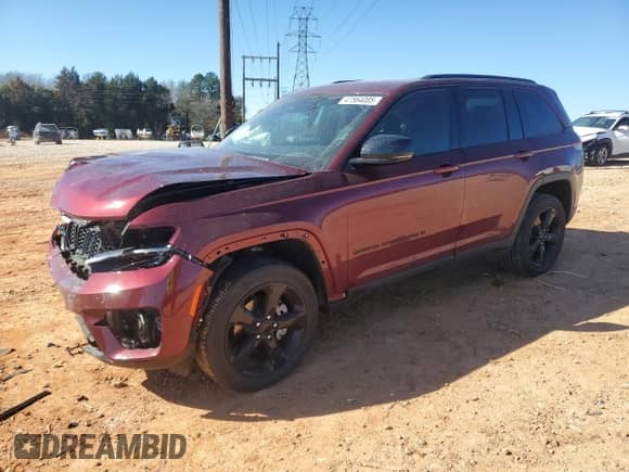 2023 Jeep Grand Cherokee Altitude X with VIN 1C4RJHAG8PC633126, listed as a Copart auction lot 47564085 with 15,277 mi miles and Salvage title. Bid and sale history available at DreamBid. Image 1.