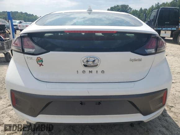 ✅ 2020 Hyundai Ioniq SEL • VIN: KMHC85LC5LU208599 • Lot: 59345035. Listed on Copart with 72,550 mi. Free auction sales archive from the USA and detailed vehicle history report at DreamBid. Image 6.