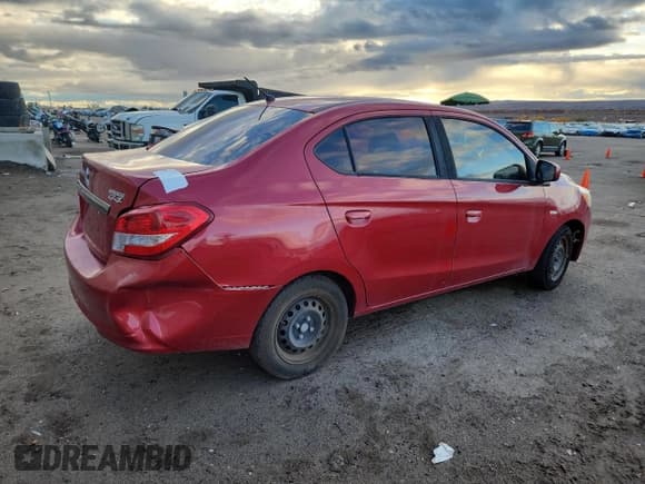 ✅ 2018 Mitsubishi Mirage ES • VIN: ML32F3FJ1JHF02808 • Lot: 94018265. Listed on Copart with 98,313 mi. Free auction sales archive from the USA and detailed vehicle history report at DreamBid. Image 3.