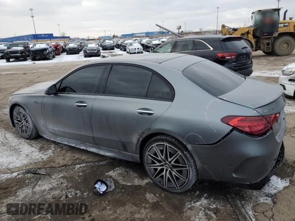 ✅ 2023 Mercedes-Benz C 43 AMG • VIN: W1KAF8HB1PR096515 • Lot: 82021674. Wystawiony na Copart z przebiegiem 18 594 mil. Bezpłatny archiwum sprzedaży aukcyjnych z USA i szczegółowy raport historii pojazdu na DreamBid. Zdjęcie 2.