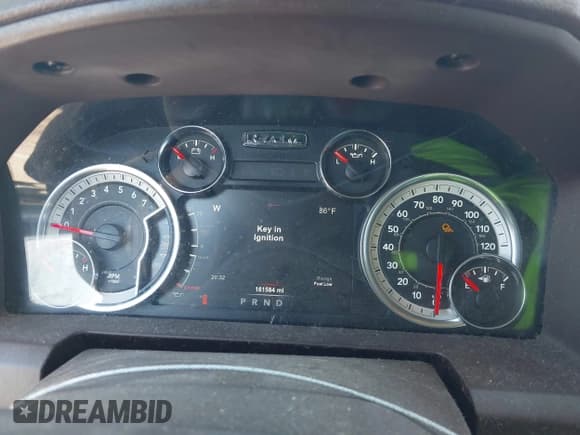 ✅ 2018 Ram 1500 Big Horn • VIN: 3C6RR7LT8JG140135 • Lot: 41984362. Listed on IAAI with 161,584 mi. Free auction sales archive from the USA and detailed vehicle history report at DreamBid. Image 7.