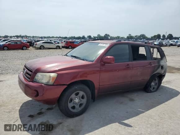 2004 Toyota Highlander с VIN JTEDD21A040083293, выставлен на аукционе Copart как лот 61767765 с пробегом Не указан миль и Списание • Salvage title. История ставок и продаж доступна на DreamBid. Изображение 1.