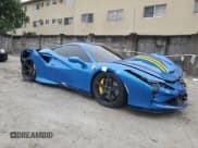 ✅ 2021 Ferrari F8 • VIN: ZFF92LLA9M0264378 • Lot: 41893505. Listed on Copart with 3,141 mi. Free auction sales archive from the USA and detailed vehicle history report at DreamBid. Image 4.