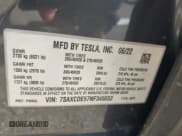 ✅ 2022 Tesla Model X • VIN: 7SAXCDE57NF345653 • Lot: 42829212. Wystawiony na IAAI z przebiegiem Nie podano. Bezpłatny archiwum sprzedaży aukcyjnych z USA i szczegółowy raport historii pojazdu na DreamBid. Zdjęcie 9.