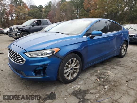 ✅ 2019 Ford Fusion SE • VIN: 3FA6P0HD2KR148222 • Lot: 93248795. Listed on Copart with 43,281 mi. Free auction sales archive from the USA and detailed vehicle history report at DreamBid. Image 1.