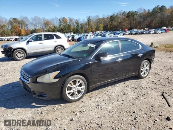 ✅ 2013 Nissan Maxima S • VIN: 1N4AA5AP2DC838101 • Lot: 91240155. Listed on Copart with 216,392 mi. Free auction sales archive from the USA and detailed vehicle history report at DreamBid. Image 1.