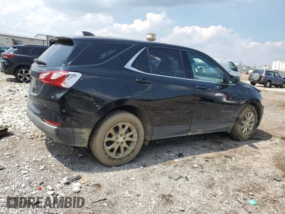 2020 Chevrolet Equinox LT z VIN 2GNAXKEV9L6108751, wystawiony jako Copart lot #68470475 z przebiegiem 56 988 mil mil oraz Szkoda całkowita • Salvage title. Historia ofert i sprzedaży dostępna na DreamBid. Obrazek 3.