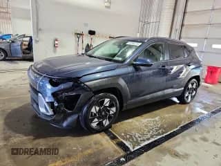 2024 Hyundai Kona SEL with VIN KM8HB3AB1RU098620, listed as a Copart auction lot 87390275 with 2,294 mi miles and Salvage title. Bid and sale history available at DreamBid. Image 1.