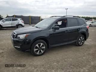 2017 Subaru Forester Limited with VIN JF2SJARC0HH486770, listed as a Copart auction lot 70579245 with 61,739 mi miles and Salvage title. Bid and sale history available at DreamBid. Image 1.