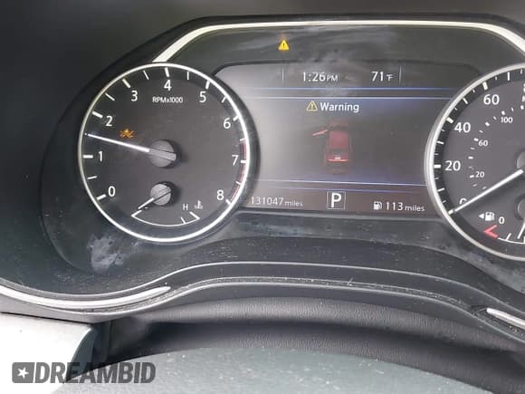 ✅ 2016 Nissan Maxima SV • VIN: 1N4AA6AP7GC381344 • Lot: 43762788. Listed on IAAI with 131,047 mi. Free auction sales archive from the USA and detailed vehicle history report at DreamBid. Image 16.