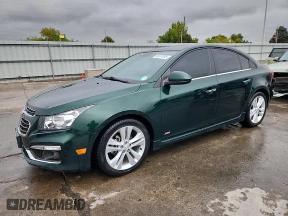 ✅ 2015 Chevrolet Cruze LTZ • VIN: 1G1PG5SB2F7187417 • Lot: 85357685. Listed on Copart with 65,841 mi. Free auction sales archive from the USA and detailed vehicle history report at DreamBid. Image 1.