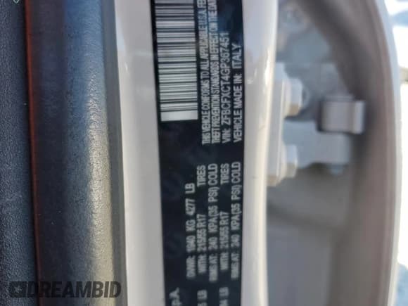 ✅ 2016 FIAT 500X Trekking • VIN: ZFBCFXCT4GP367451 • Lot: 82210945. Listed on Copart with 103,671 mi. Free auction sales archive from the USA and detailed vehicle history report at DreamBid. Image 12.