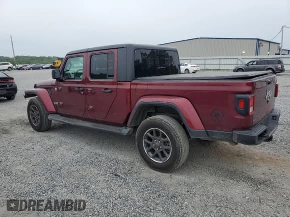 ✅ 2021 Jeep Gladiator Overland • VIN: 1C6HJTFGXML622574 • Lot: 55008635. Listed on Copart with 44,583 mi. Free auction sales archive from the USA and detailed vehicle history report at DreamBid. Image 2.