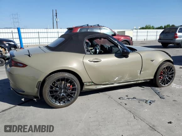 ✅ 2023 Mazda MX-5 Miata Club • VIN: JM1NDAC7XP0555069 • Lot: 58188725. Listed on Copart with 18,086 mi. Free auction sales archive from the USA and detailed vehicle history report at DreamBid. Image 3.
