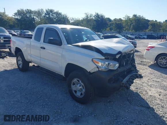 ✅ 2020 Toyota Tacoma SR • VIN: 5TFRX5GN2LX182877 • Lot: 43136302. Listed on IAAI with 33,287 mi. Free auction sales archive from the USA and detailed vehicle history report at DreamBid. Image 1.