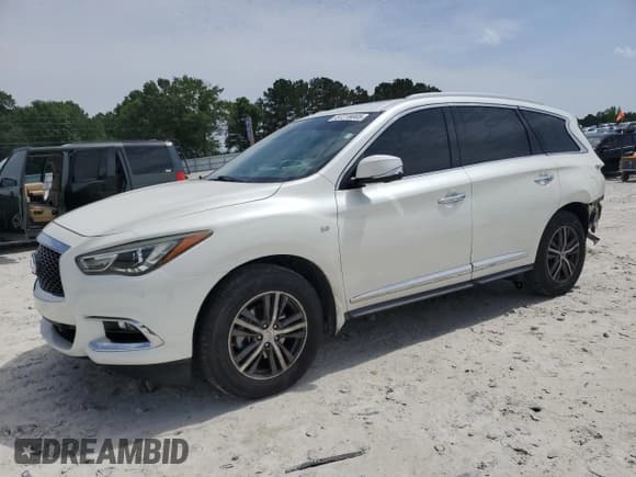 ✅ 2019 Infiniti QX60 Pure • VIN: 5N1DL0MN4KC532928 • Lot: 57218005. Listed on Copart with 65,809 mi. Free auction sales archive from the USA and detailed vehicle history report at DreamBid. Image 1.