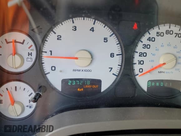 ✅ 2003 Dodge 1500 ST • VIN: 1D7HU16D43J628641 • Лот: 62378135. Опубликован ранее на Copart с пробегом 237 218 миль. Бесплатный доступ к архиву аукционных продаж из США и подробный отчёт об истории автомобиля на DreamBid. Изображение 9.