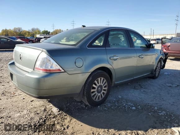 ✅ 2008 Mercury Sable • VIN: 1MEHM40W58G615261 • Lot: 77269124. Listed on Copart with Not provided. Free auction sales archive from the USA and detailed vehicle history report at DreamBid. Image 3.