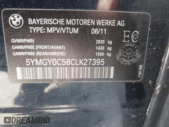 ✅ 2012 BMW X5 M • VIN: 5YMGY0C58CLK27395 • Lot: 43661854. Wystawiony na IAAI z przebiegiem 151 708 mil. Bezpłatny archiwum sprzedaży aukcyjnych z USA i szczegółowy raport historii pojazdu na DreamBid. Zdjęcie 9.