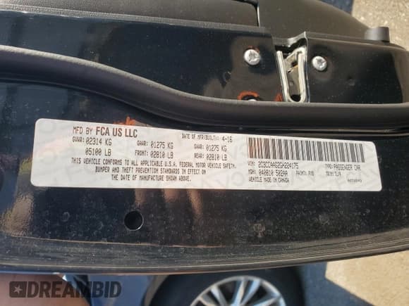 ✅ 2016 Chrysler 300 Touring • VIN: 2C3CCAAG2GH224175 • Lot: 68228565. Wystawiony na Copart z przebiegiem 178 731 mil. Bezpłatny archiwum sprzedaży aukcyjnych z USA i szczegółowy raport historii pojazdu na DreamBid. Zdjęcie 12.