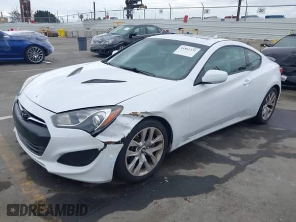 2013 Hyundai Genesis Coupe R-Spec с VIN KMHHT6KD1DU112684, выставлен на аукционе IAAI как лот 41862231 с пробегом 160 698 миль миль и . История ставок и продаж доступна на DreamBid. Изображение 2.