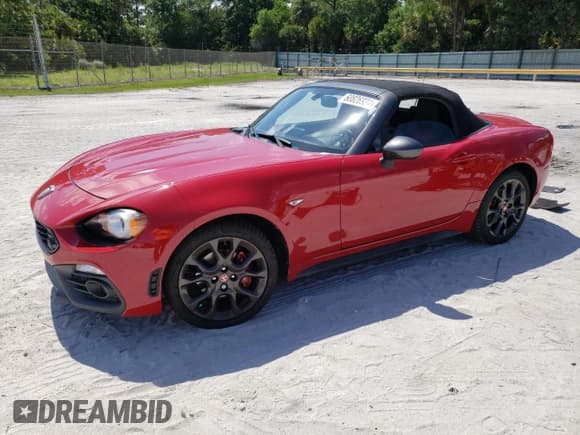 ✅ 2018 FIAT 124 Spider Abarth • VIN: JC1NFAEK8J0134483 • Лот: 60826924. Опубликован ранее на Copart с пробегом 44 431 миль. Бесплатный доступ к архиву аукционных продаж из США и подробный отчёт об истории автомобиля на DreamBid. Изображение 1.